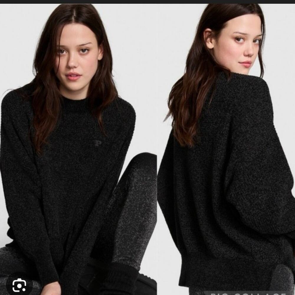 Victoria's Secret Pink sweater knit pullover sz Large NWT MSRP $79.95